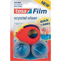 tesafilm 57859 crystal clear adhesive tape 19mm x 10m pack of 2 