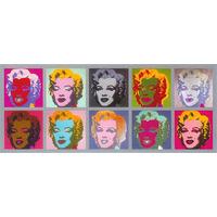Ten Marilyns, 1967 By Andy Warhol
