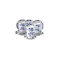 Tea Set, 18 piece, onion and flower pattern