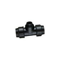 Tee connection, 20 x 1/2 x 20 mm, external thread, made of PP