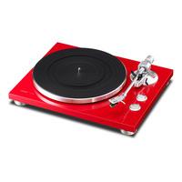 teac tn 300 red belt drive turntable w audio technica at95e cartridge