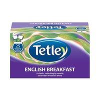 Tetley English Breakfast Drawstring Tea Bags in Envelope (Pack of 25)