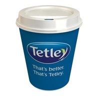tetley on the go tea bags with double walled cups and non spill sip li ...