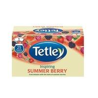 tetley summer berry tea bags individually wrapped pack of 25