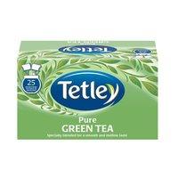 tetley draw string pure green tea bags individually wrapped pack of 25