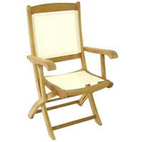 Textilene St Tropez White Armchair