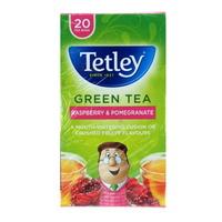 Tetley Green Tea with Raspberry & Pomegranate 20s