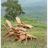 Teak Andirondack with Separate Ottoman