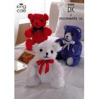 Teddy Bears in King Cole Moments and King Cole DK (6000)