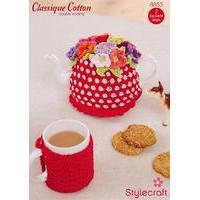 Tea and Mug Cosy in Stylecraft Classique Cotton DK (8853)