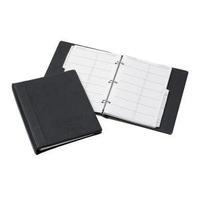 Telephone Index Book A5 Binder Black With A-Z Index and 20 Pages