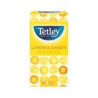 Tetley Tea Bags Green Tea with LemonGinger Pack of 25 Tea Bags 1579a