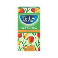 Tetley Tea Bags Green Tea with Mango Pack of 25 Tea Bags 1578a
