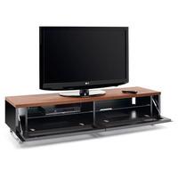 Techlink PM160W Panorama TV Stand in Walnut for TV s up to 80