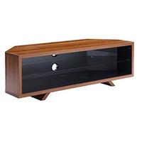 techlink dl115dosg dual corner tv stand in dark oak for tv s up to 55