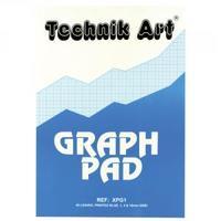 Technik Art A4 Graph Pad 1510mm 40 Leaf XPG1