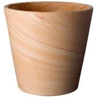 Terracotta Marble Effect Plant Pot (H)28.5cm (Dia)32cm