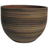 Terracotta Bamboo Effect Plant Pot (H)10cm (Dia)13cm