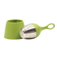 Tea Strainer - Floating Egg - Green