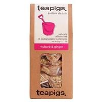 Teapigs Rhubarb and Ginger Tea 15 bags