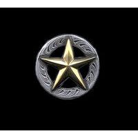 Texas Star 3d Concho Gold/srtp