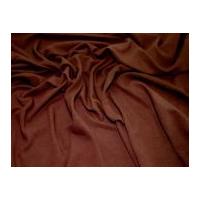 Textured Stretch Jersey Dress Fabric Chocolate Brown