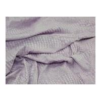Textured Snakeskin Print Stretch Jersey Dress Fabric Lilac