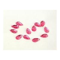 Teardrop Sew & Stick On Acrylic Jewels Pale Pink