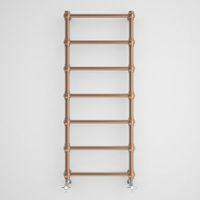 terma retro galvanic old copper towel radiator h1170mm w504mm