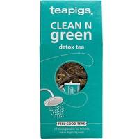 teapigs clean n green detox tea 15 bags