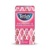 tetley tea bags raspberry and pomegranate infusion individually wrappe ...