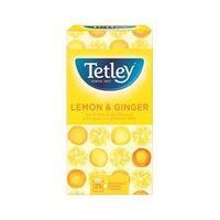 Tetley Tea Bags Green Tea with Lemon/Ginger (Pack of 25 Tea Bags)