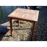 Teak Square 80cm Table