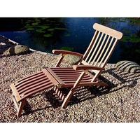 teak steamer chair