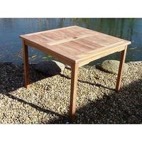 Teak Square 100cm Table