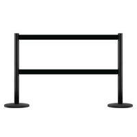 TENSAGUIDE DUAL LINE KIT - 2 POSTS AND 2 BEAMS - IN BLACK