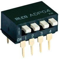 TE 1571999-1 ADP DIP Piano Switch Through Hole Gold 2P Black