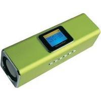 Technaxx MA Soundstation With Display MP3 Player Speaker, Green