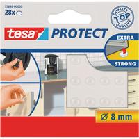 tesa® 57898 Protect Extra Strong Transparent Rubber Feet 8mm Pack ...