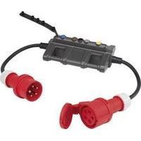 Test lead adapter [ CEE plug - CEE connector] VOLTCRAFT DLA-3L 32