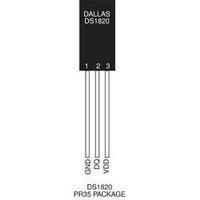 Temperature sensor Maxim Integrated DS18S20 -55 up to +125 °C Radial lead