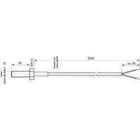 Temperature sensor Sensor type J ATT.FX.METERING_RANGE_TEMPERATURE-50 up to 400 °C Cable length 2 m Sensor diameter 2