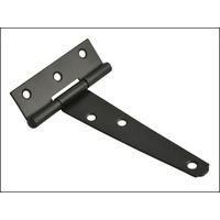 tee hinge black powder coated 102mm 4in pack of 2