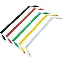 Test lead kit [ Terminals - Terminals] 3.20 m Black, Red, Yellow, Green, White VOLTCRAFT 280MM/0, 1/SP