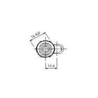 TE Connectivity Sensor FCS-03 Flow Switch, SPST, Vertical, Horizontal