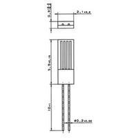 Temperature sensor Heraeus M620 B -70 up to +500 °C Radial lead