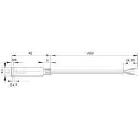 Temperature sensor Sensor type J ATT.FX.METERING_RANGE_TEMPERATURE-50 up to 400 °C Cable length 2 m Enda