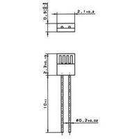 temperature sensor heraeus m222 70 up to 500 c radial lead