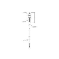 TE Connectivity Sensor PS 801 PS801 Position Switch For Screwing Into Plastic And Stainless Steel Normally open contact