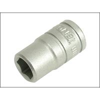 Teng Socket Hex 6 Point Regular 1/4in Drive 12mm